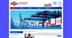 Desktop Screenshot of gurships.com